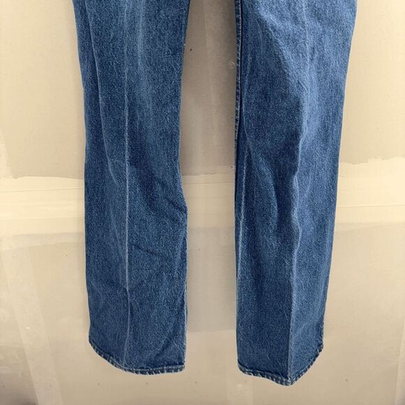 Vintage Levi's 517 Jeans Size 30x31 Flare USA Made 80s Whisker Fade Orange Tab - Picture 6 of 14